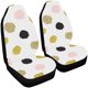 thumbnail image 2 of ABPHQTO Juego de 2 fundas para asientos de coche Unique Flower Universal Auto Asientos delanteros Protector para coche, SUV sedán, camión, 2 of 3