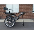 thumbnail image 4 of 2-Wheel Horse Drawn Carriage / 2-Wheel Cart for Horses and Large Ponies, Wheel Size-25” Color-Black, 4 of 9