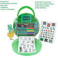 thumbnail image 6 of Minecraft Kids Art Supplies Gel Pens Markers Stickers with Hard Travel Carry Case, 6 of 9