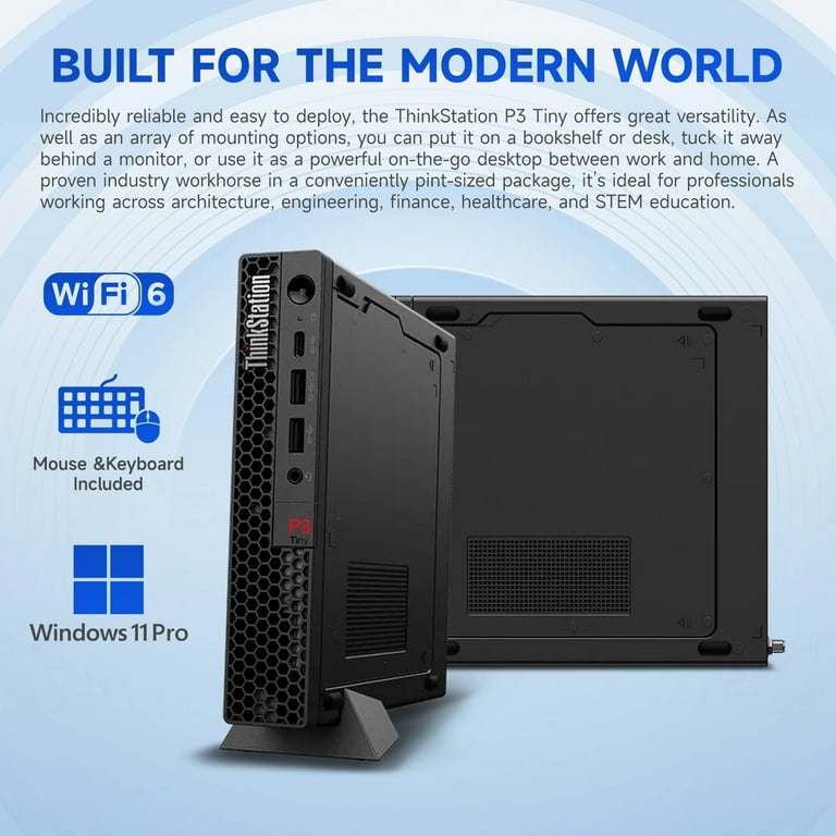 Lenovo ThinkStation P3 Tiny Workstation for Business, Intel 20