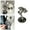 Silver, variant on Clearance Rack under $10,Bathroom Toothbrush Rack Flower Shaped Ceramic Toothbrush Holder Can Accommodate 6 Standard Brushes