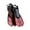 Red, variant on Swim Fins Travel Size Short Blade, Snorkeling Fins with Adjustable Buckles for Adult Men Women Kids Diving Flippers