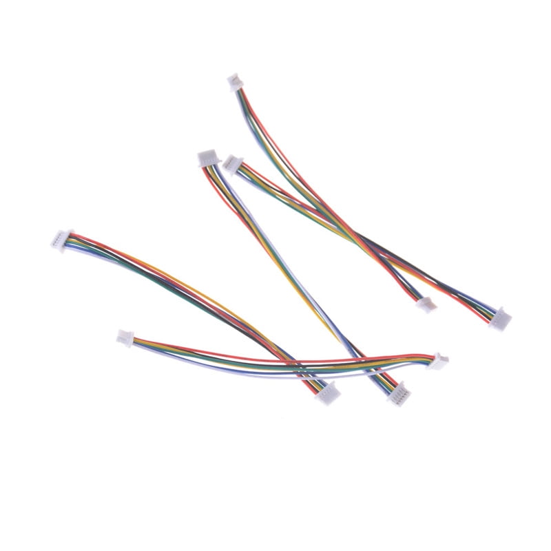 5 x Mini Micro SH 1.0mm 4-Pin JST Double Connector Plug Wires Cables 150MM f 