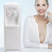 5 Gallon Water Cooler Dispenser Top Loading Freestanding Water Dispenser W/Hot And Cold Water (White)