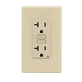 thumbnail image 2 of Leviton GFNT2-0PI Plaque Murale Sans Vis 20 amp 125 V Réceptacle GFCI Ivoire, 2 of 3