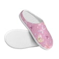 thumbnail image 3 of Fotbe Butterfly 1 Pattern Women's Fuzzy Curly Fur Memory Foam Loafer Slippers Indoor Outdoor Slippers Winter Home Shoes-42/43, 3 of 7