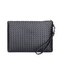 thumbnail image 1 of Bolso de mano para hombre, bolso tejido de cuero suave, bolso de mano para hombre, bolso casual sencillo para hombre, bolso de mano, bolso tipo sobre estilo coreano, 1 of 4