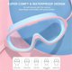 thumbnail image 5 of Gafas de natación panorámicas HD, impermeables y antivaho, montura ligera y flexible, para adultos y menores, lentes de visión clara, correa de silicona duradera, para buceo en piscina y, 5 of 8