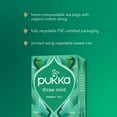 thumbnail image 5 of Pukka Herbal Organic Three Mint Tea Bags, 40 Count (20ct - Pack of 2), Caffeine-Free, USDA Organic, 5 of 8