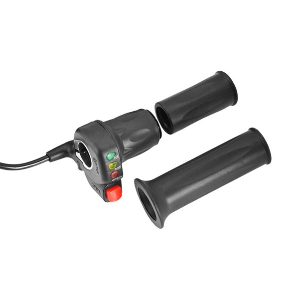 Guidon de Vélo Wuxing, Guidon de Vélo Électrique avec Indicateur de Batterie Gauche, Guidon de Vélo avec Interrupteur de Puissance Gauche 36v/48v