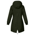 thumbnail image 3 of Coupe-vent de Randonnée Léger pour Femme avec Capuchon, Poches à Rayures, Anorak d'Extérieur pour Randonnée et Voyage, 3 of 6