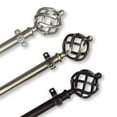 thumbnail image 2 of InStyleDesign  Torison Adjustable Curtain Rod Satin Nickel 120 to 170 inches Silver Finish, 2 of 5