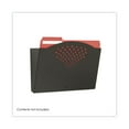 thumbnail image 2 of Steel Wall Pocket, Letter Size, 12" x 3" x 9", Black, 2 of 2