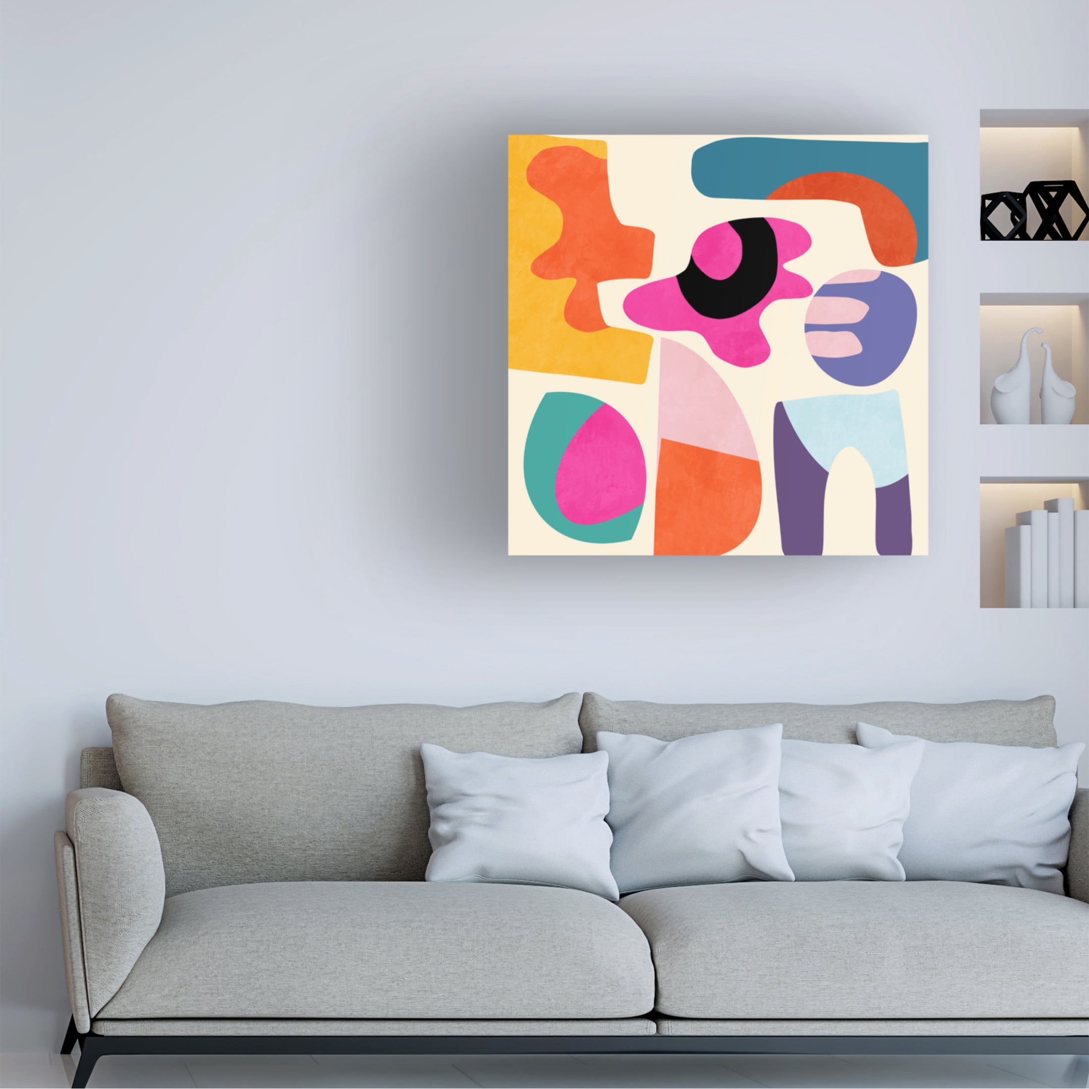 Trademark Fine Art Ana Rut Bre Pattern3 Mid Bunt 9 Canvas Wall Art