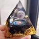 thumbnail image 3 of Muyoka Crystal Pyramid Chakra Healing Generador de energía positiva Orgone Pyramid Meditación Yoga Herramienta Home Office Decor Muyoka Hogar, 3 of 7