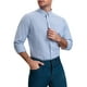 thumbnail image 4 of CAMISAS DE NEGOCIO DE MANGA LARGA A CUADROS PARA HOMBRES INSPIRAR CHIC S AZUL ROSA, 4 of 6