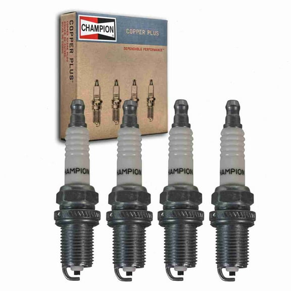 4 pc Champion 337 Copper Plus Spark Plugs for RC8YC Ignition Wire Secondary Fits select: 2011-2015 CHEVROLET CRUZE, 2015-2017 CHEVROLET TRAX