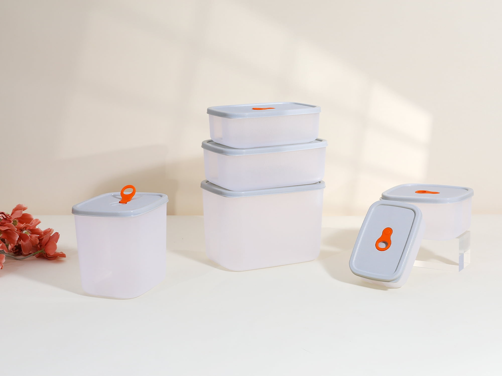 Unique Bargains Meal Prep Food Containers 3 Packs Rectangle