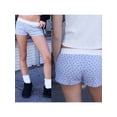 thumbnail image 3 of Yunliwuli Women's Summer Casual Pajama Shorts Elastic Band Loose Fit Strawberry/Heart Print Lounge Shorts, 3 of 9
