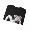 thumbnail image 4 of Black Skull & Rose Graphic Crewneck Sweatshirt, 4 of 4