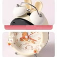 thumbnail image 5 of Twin Bell Alarm Clock with Backlight for Bedroom and Home Decoration, Loud Alarm for Deep Sleepers, 5 of 7