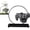 Black, variant on Magnetic Levitating Floating Planter with Rockery – Levitating Plant Pot, NEW Futuristic Decor for Desk, Air Plant Holder for Home Office (White)