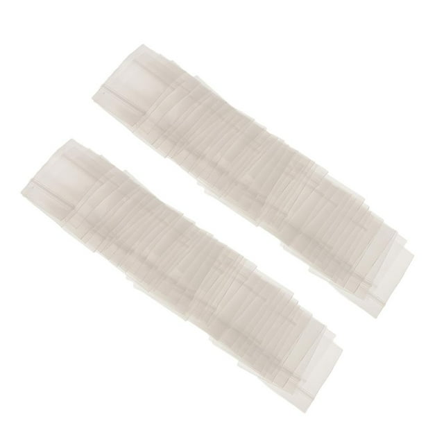 100 bolsas de plástico transparente con cierre hermético para guardar herramientas de embalaje en casa. 2.5 x 2.8CM