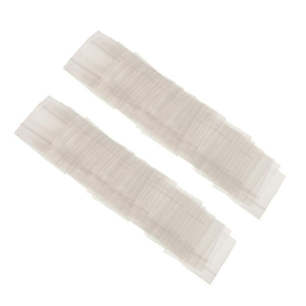 100 bolsas de plástico transparente con cierre hermético para guardar herramientas de embalaje en casa. 3 x 4 cm