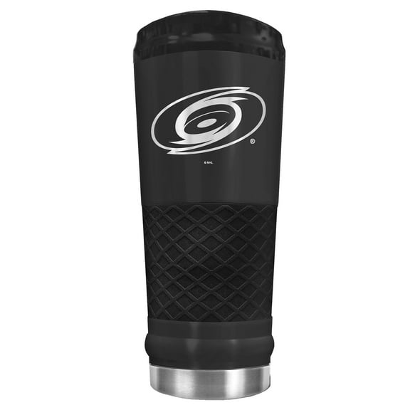 Black Carolina Hurricanes Stealth Matte 24oz Tumbler