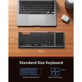 thumbnail image 3 of Teclado Bluetooth Samsers plegable con panel táctil de tamaño completo, 3 of 8