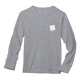 thumbnail image 1 of Tstars Mens Irish Shamrock Pocket Size Clover Gifts for Irish St Patricks Day Cool Shirts Gift for Him Irish Shirt Pride Proud Irish Long Sleeve T Shirt, 1 of 6