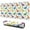 White Plant Dinosaurs, variant on Long Mouse Pads for Desk,Yellow Cartoon Dinosaurs Bones Pattern Desk Mats on Top Of Desks, Desk Mouse Pad Extra Large with 3mm Non-Slip Base and Stitched Edge for Gaming,Office,Work,Home 31.5"x11.8"