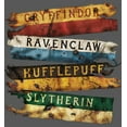 thumbnail image 2 of Harry Potter Battle House Banners Youth Black Graphic Tee-Small, 2 of 4