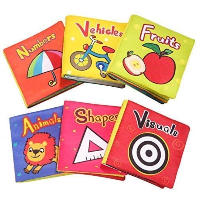 TOP BRIGHT Soft Cloth Books for Babies, Baby Toys 6 to 12