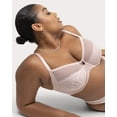 thumbnail image 3 of Curvy Couture Women's Plus Size Luxe Lace Balconette Bra – Supportive & Comfortable Lingerie, 3 of 6