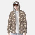 thumbnail image 2 of Vsdgher Sweat à Capuche Imprimé Raton Laveur pour Hommes Femmes, Manches Longues Protection Solaire Pêche pour Course Natation-TTG, 2 of 7