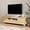 Natual-63", variant on TV Stand for TVs up to 60 Inch, Entertainment Center, TV Console for Living Room Bedroom, Natural