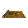 thumbnail image 2 of Ahgly Company Indoor Square Oriental Yellow Industrial Area Rugs, 5' Square, 2 of 4