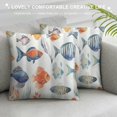 thumbnail image 3 of BCIIG Fish Graphic Decorative Throw Pillow Cover for Home Couch Living Room Bed Sofa, 1PC 20x20in, 3 of 5