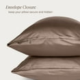 thumbnail image 6 of Bare Home Bamboo Body Pillowcase - Made from Rayon Fibers -  Soft, Cooling & Breathable - Taupe, 6 of 9
