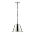 thumbnail image 5 of Savoy House 7-132-1-109 Alden 1 Light Polished Nickel Pendant (12" W x 9"H), 5 of 5