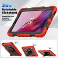thumbnail image 5 of For Lenovo Tab M9 9.0 inch 2023 TB-310XU/TB-310FU, 360 Rotating Shockproof Cover with Stand, Screen Protector, Shoulder Strap, Red, 5 of 7