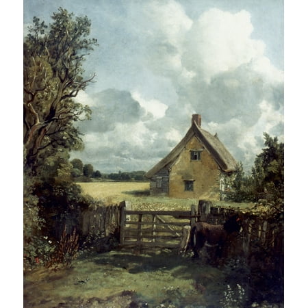 Constable Cottage Ncottage In A Cornfield Oil On Canvas By John
