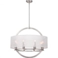 thumbnail image 1 of Quoizel Portland Pendant with 8 Lights in Brushed Nickel, 1 of 4