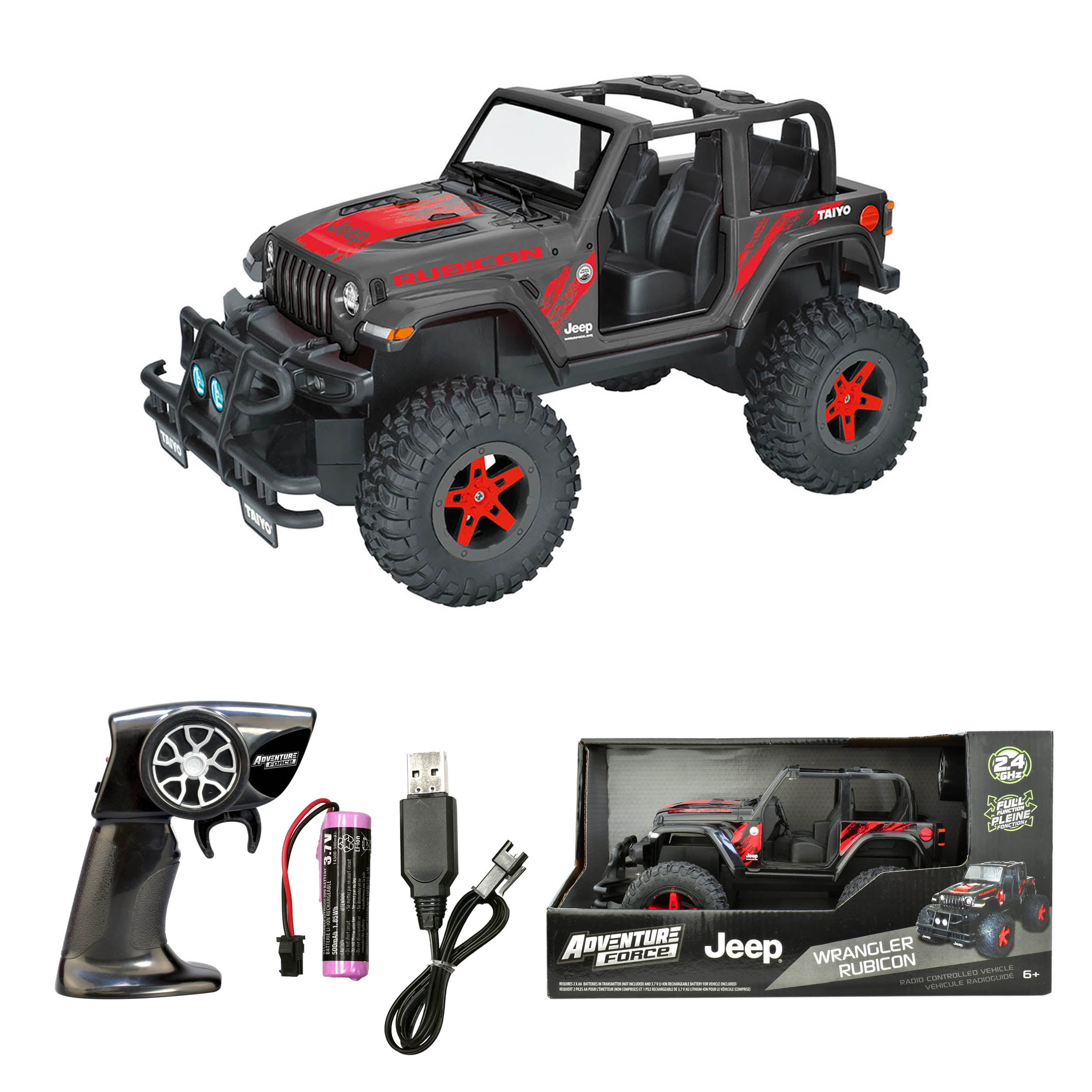 Adventure Force 1:16 Jeep Wrangler Rubicon Radiocommandé