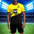 thumbnail image 4 of Camiseta de local para Dortmund 2023-2024 manga corta cuello redondo y pantalón corto de fútbol, 4 of 9