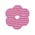 thumbnail image 7 of 15 Inch Round Placemats Set of 6, Pink Xmas Reindeer Non Slip Heat Insulation PP Table Mats, Christmas Snowflakes Stripes Winter Washable Place Mats for Kitchen Dining Party Table Decor, 7 of 7