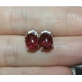 thumbnail image 5 of Natural Red Tourmaline Sterling Silver Earrings NT151, 5 of 8