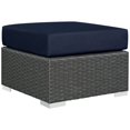 thumbnail image 1 of Hawthorne Pouf Patio Collection en Toile Bleu Marine, 1 of 4