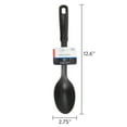 thumbnail image 2 of Mainstays Nylon Solid Basting Spoon, Soft-Touch Handle, Black, Dishwasher Safe, 2 of 12